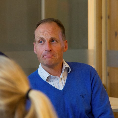 Henrik Ericsson avtackas. Foto.
